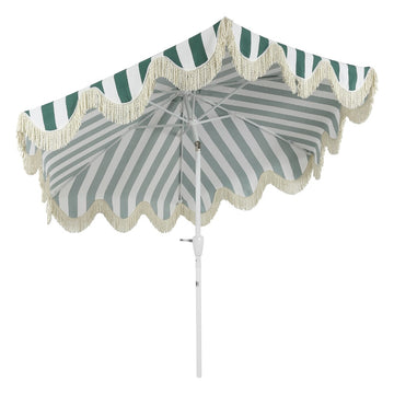 Collins 9 ft. Classic Cottage Tassel Market Patio Umbrella